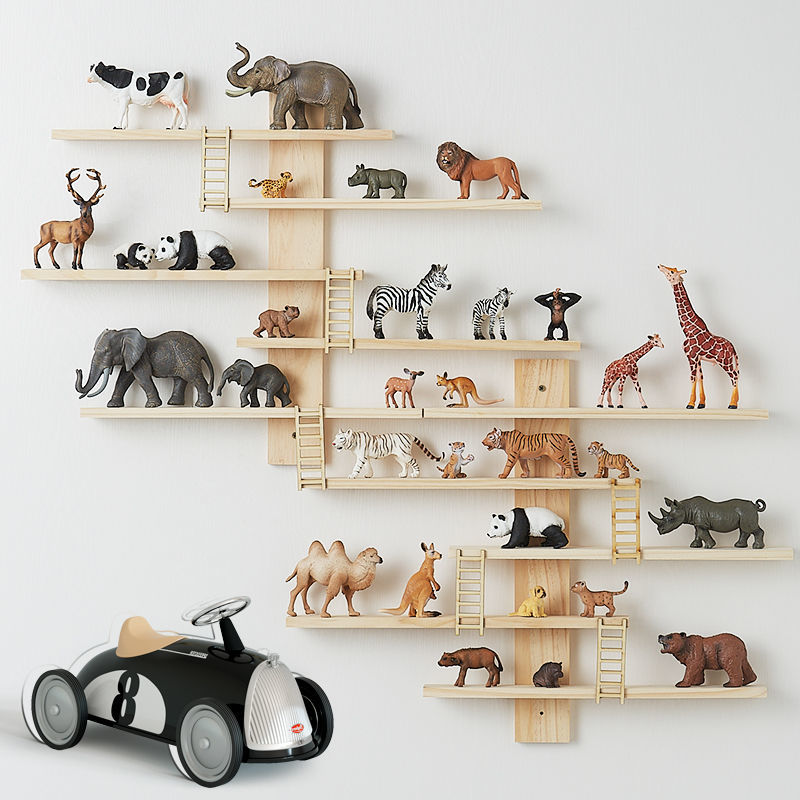 Pop Display Shelf - غرفة الأطفال نماذج للحيوانات رف شاشة