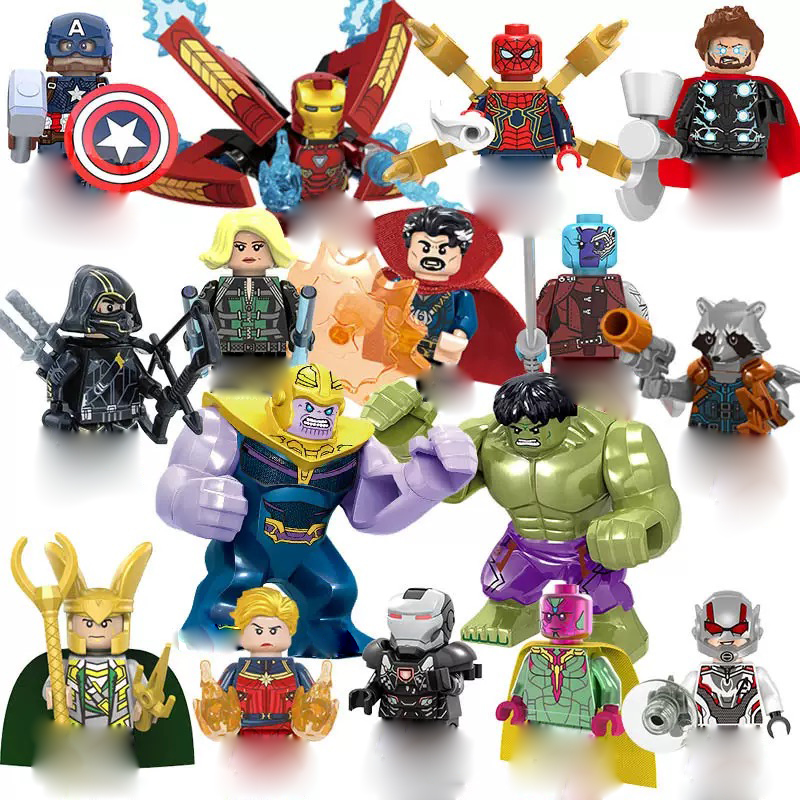 Building Block Mini - مكعبات بناء كرتونية عصرية بشخصيات أفلام،