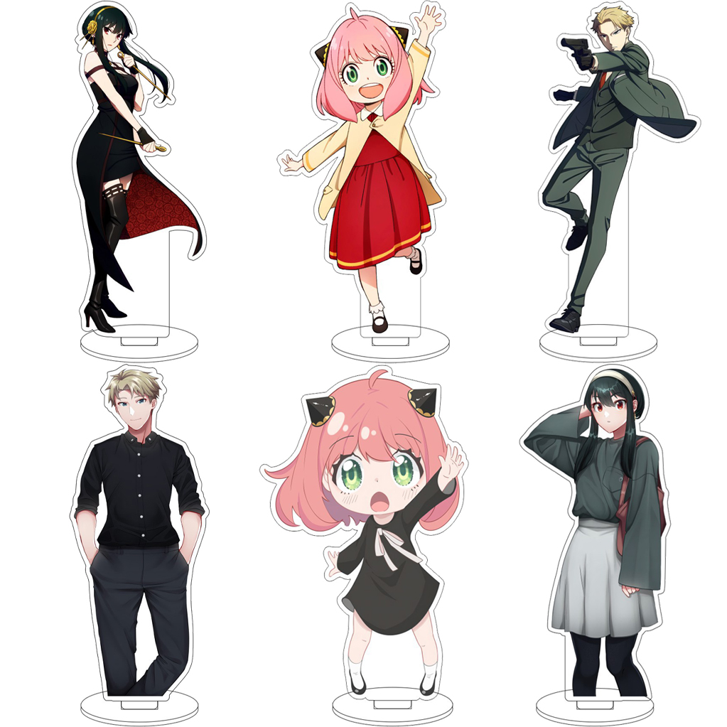 Figma Stand Set - تماثيل أكريليك أنمي SPY×FAMILY بطول 16