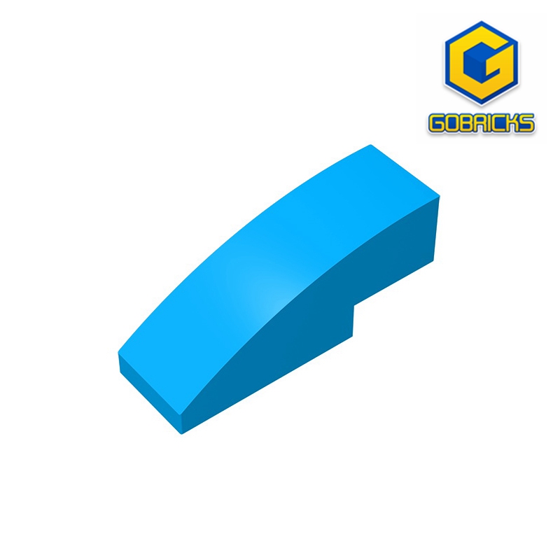 Lego Set City - قطع بناء منحنية من Gobricks 11477،