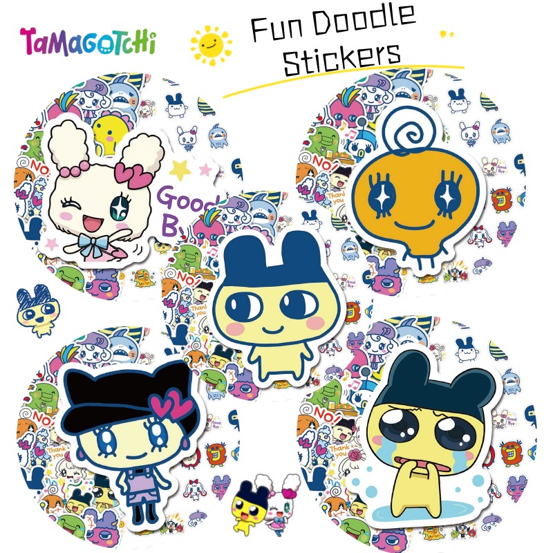 Bandai Model Tamagotchi - ملصقات تاماغوتشي ماماتشي الجديدة من بانداي،