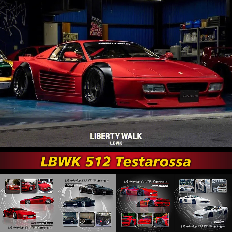 Die Cast Car 1 64 - نجمة متوفرة 1:64 LBWK 512 TR