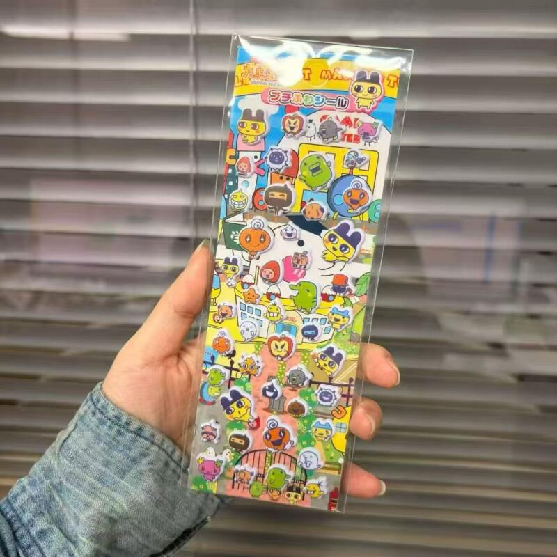 Bandai Model Tamagotchi - 6 قطع ملصقات كرتونية على شكل
