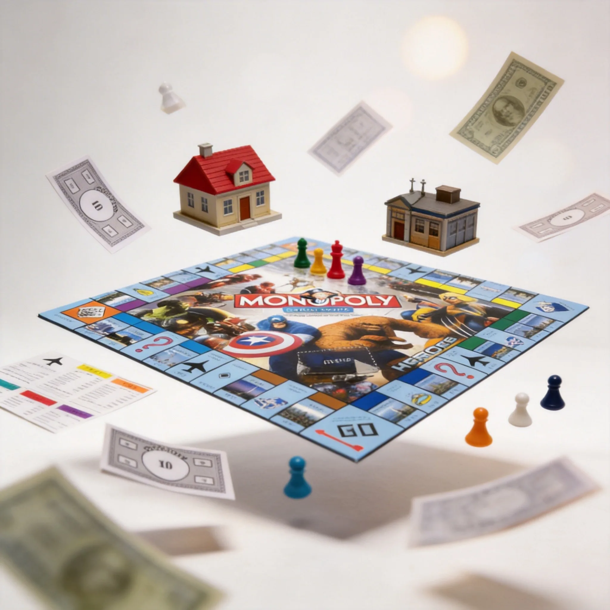 لعبة مونوبولي أبطال مارفل: الق - مراجعة Hasbro Game Monopoly وسعره